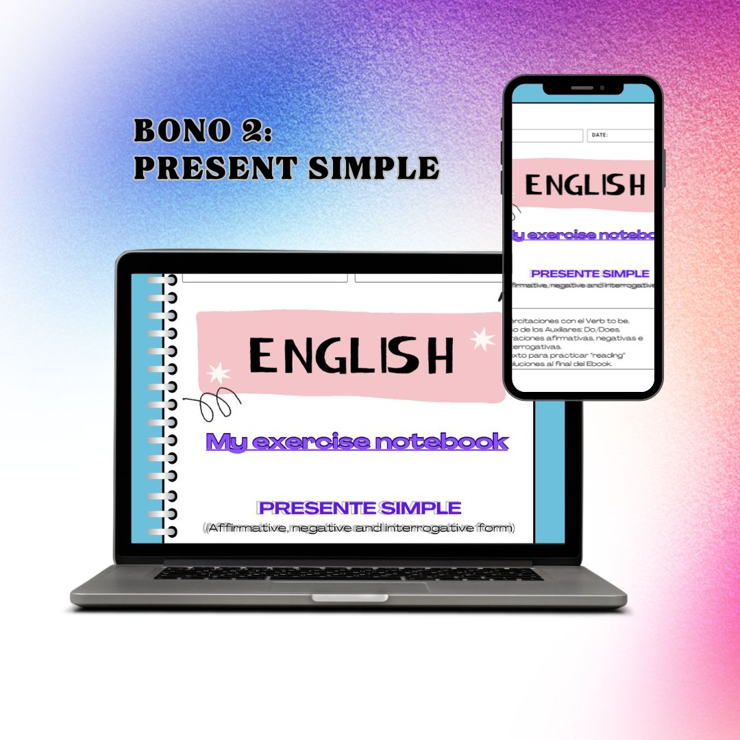 EBOOK INGLÉS 360° + VIDEOS + BONOS GRATUITOS + CANAL DE COMUNICACIÓN